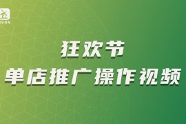 狂欢节单店推广操作视频