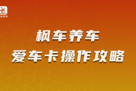 枫车养车爱车卡操作攻略