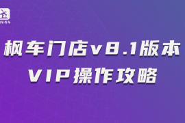 枫车门店v8.1版本VIP功能操作攻略