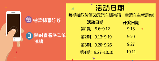 透明化养车不是梦，微养车送你假期出行大奖 公告 第2张