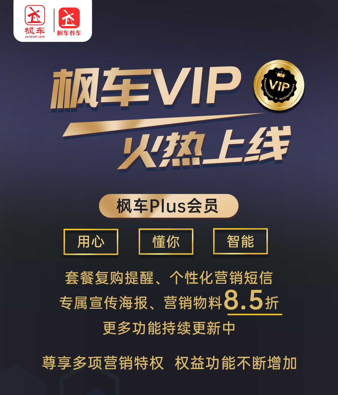 枫车门店v8.1版本VIP功能操作攻略 教程攻略 第2张